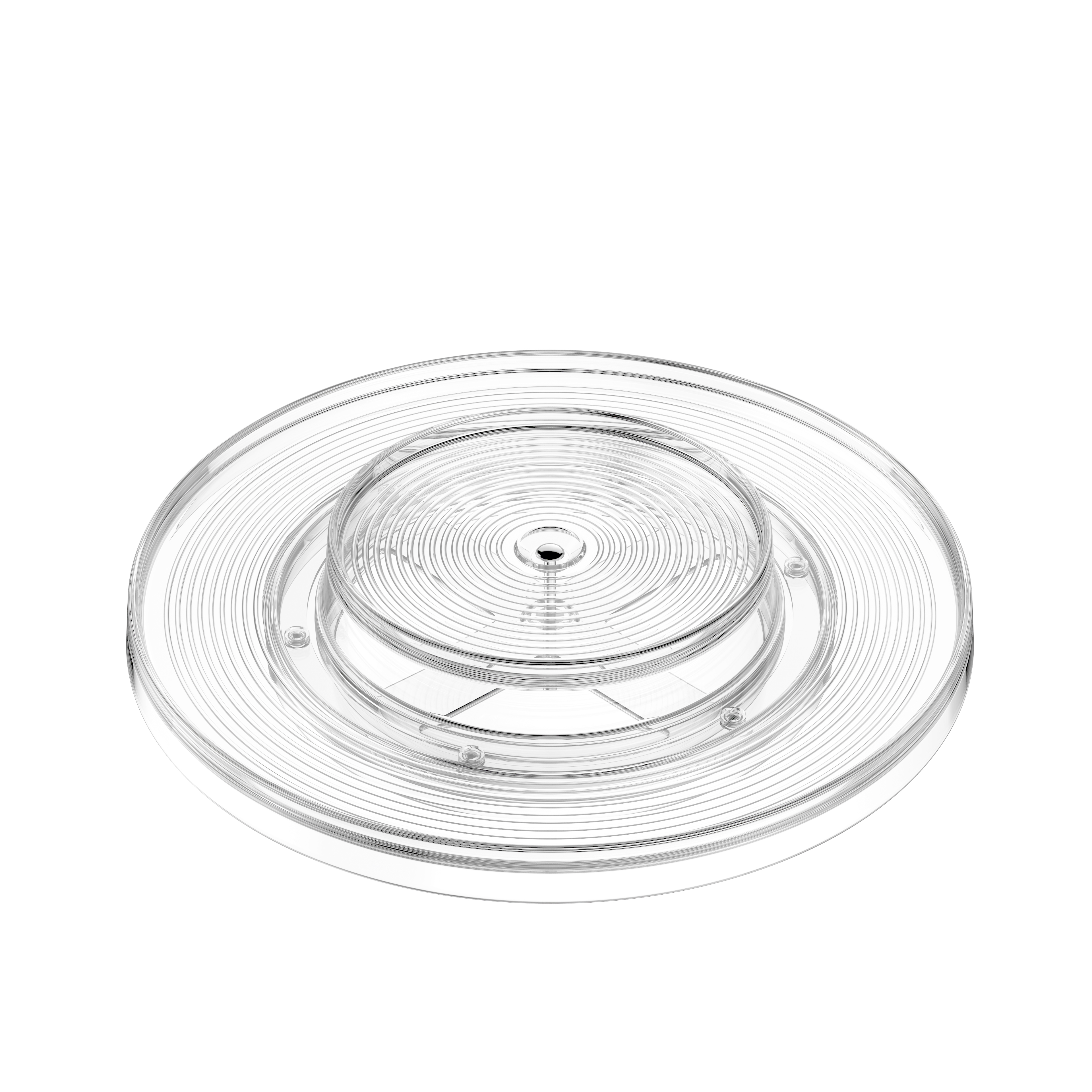 2 Tier Turntable Organizer för skåpet